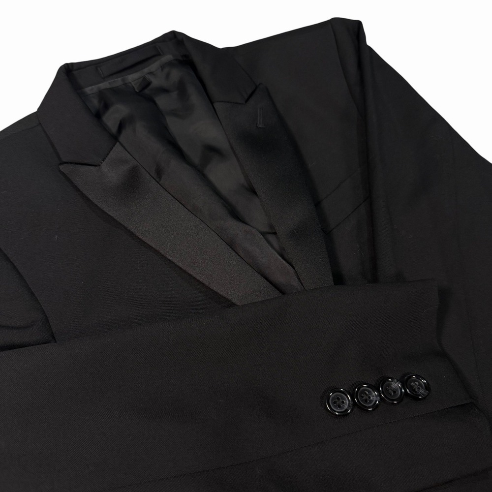 J.Crew Crewcuts Ludlow Boys Tuxedo Jacket$298 Italian Wool #34245 Black Size 12 - Picture 7 of 15
